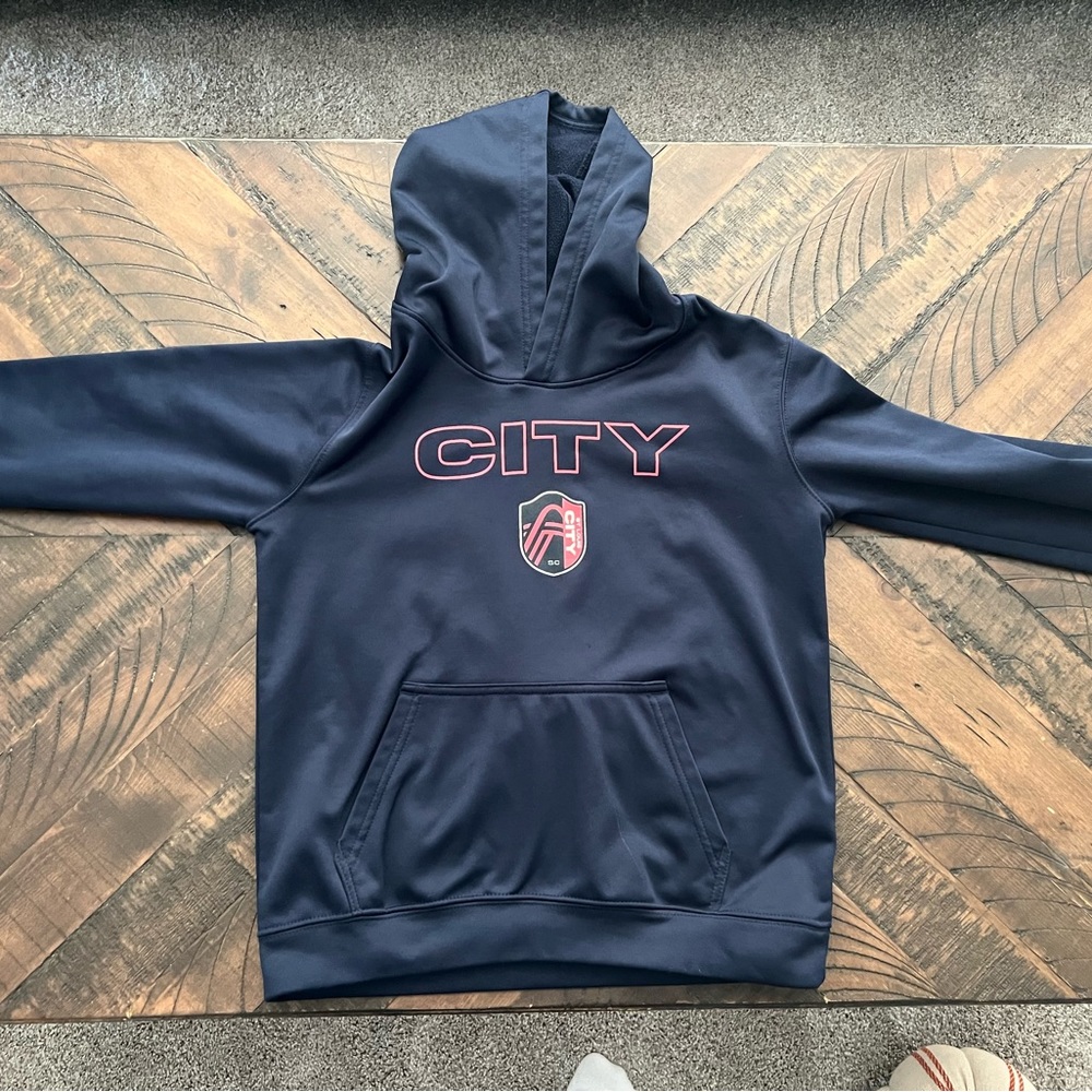 St. Louis City SC youth hoodie, size Large